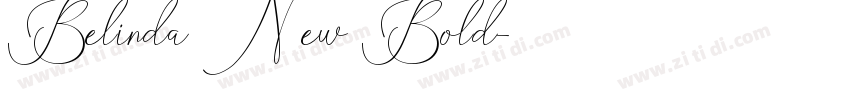 Belinda New Bold字体转换